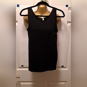 SKINNY TEES black TANK TOP seamless ONE SIZE